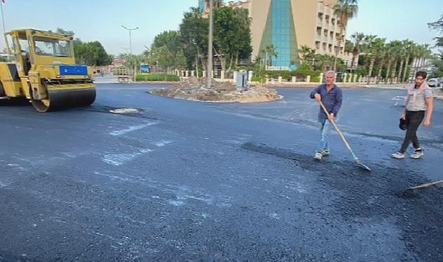 Çamyuva Turizm Bulvarı’nda asfaltlama çalışmaları