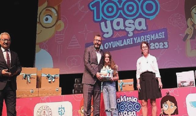 “Aklınla 1000 Yaşa” zeka oyunları yarışmasının kazananları ödüllerini aldı