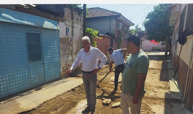 Başkan Eriş, yıpranan yollar için sahada