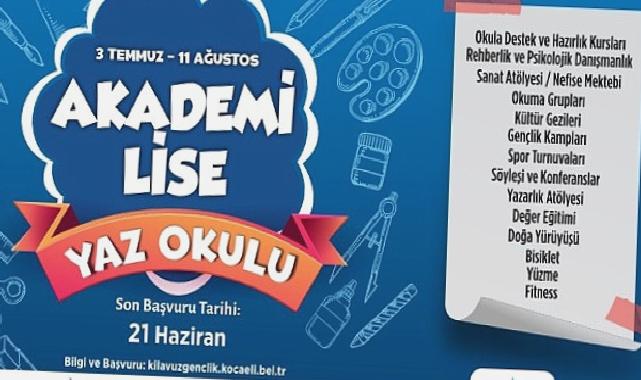 Bilgievleri ve Akademi Lise’de yazın okula gitmek daha da eğlenceli