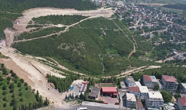 Dilovası Devlet Hastanesi bağlantı yolu ilerliyor