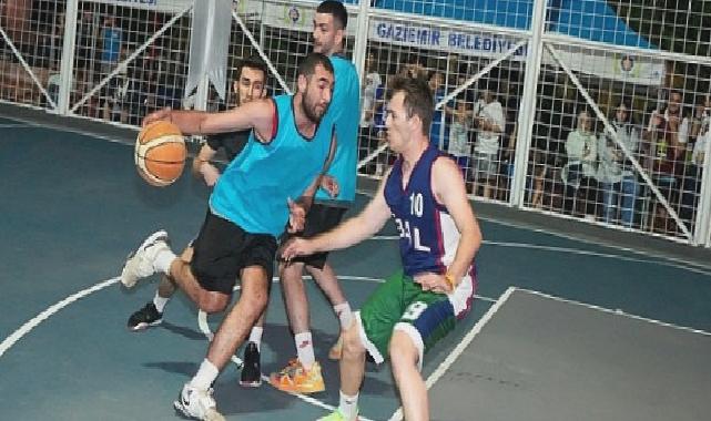 Gaziemir Streetball Turnuvası nefes kesti