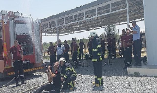 Konya Büyükşehir İtfaiyesi KKTC Genel Kuvvetler Komutanlığı İtfaiye Personeline Eğitim Verdi