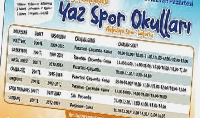 Yaz Spor Okulları Kayıtları Başlıyor