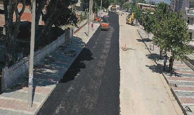 Bergama asfalt çalışmaları hız kesmeden devam ediyor