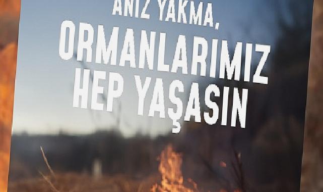 Bir kıvılcım geleceğimizi yakmasın, ormanlarımız hep yaşasın!