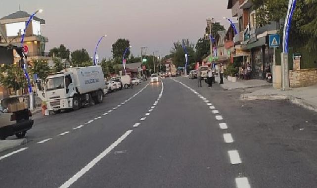 Büyükşehir, Başiskele Kullar Karamürsel Caddesinde yol çizgileri de çekildi