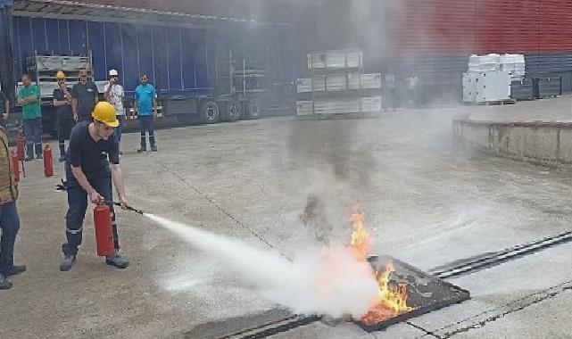 Büyükşehir İtfaiyesi eğitimlerine devam ediyor