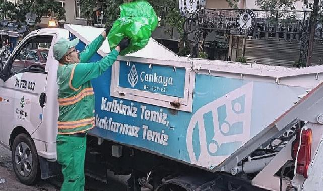 Çankaya Belediyesi yoğun bayram temizliği yaptı