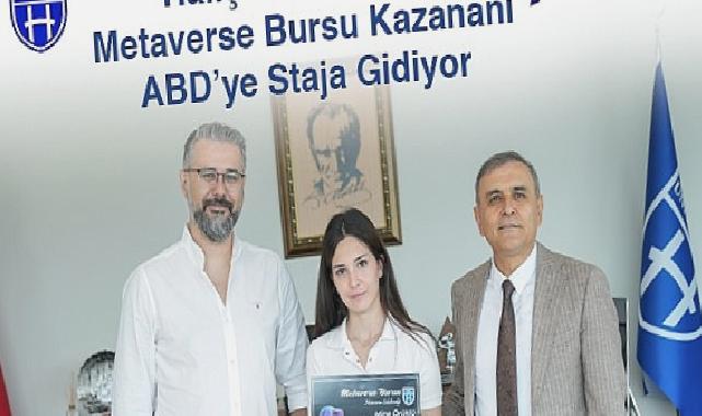 Haliç üniversitesi metaverse bursu kazanan öğrenci ABD’ye staja gidiyor