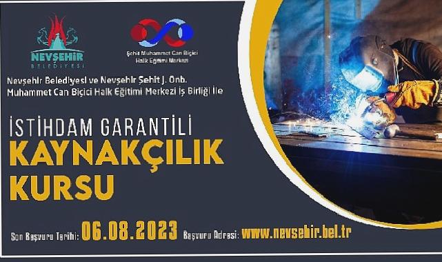 İstihdam garantili kaynakçılık kursu açılacak