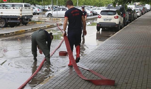 Kocaeli Büyükşehir su baskınlarına karşı teyakkuzda