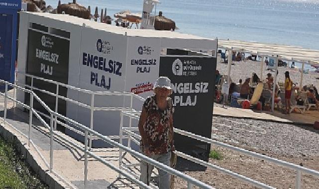 Konyaaltı Engelsiz Plajı bu yılda engellilerin gözdesi