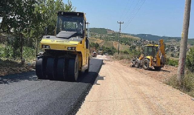 Körfez Alihocalar yolu asfaltlandı