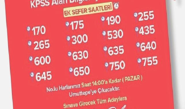 KPSS için Büyükşehir’den ek sefer