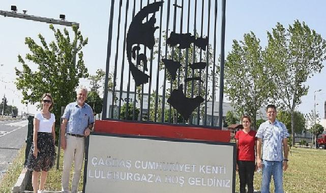 Lüleburgaz’da 100’üncü yıla özel kent girişi