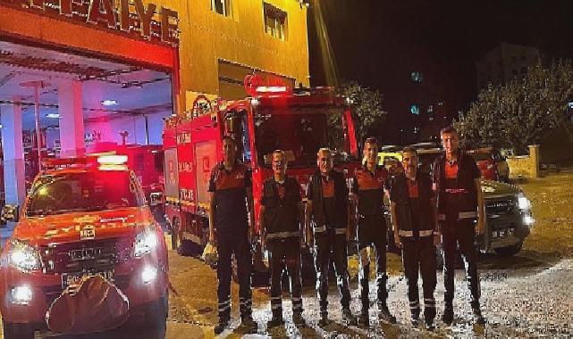 Nevşehir Belediyesi itfaiye ekipleri kemer’e gitti 