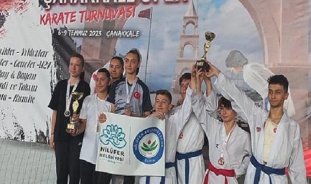 Nilüferli sporcular Karate Turnuvası’ndan ödülle döndü