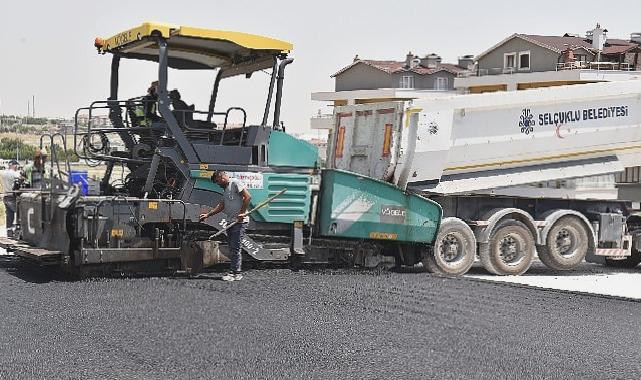 Selçuklu’da asfalt sezonu yoğun tempoda devam ediyor