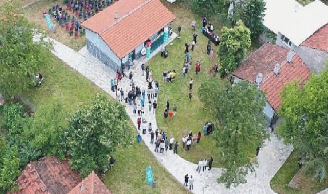 Üçpınar’daki eski köy okulu konuk evi oldu