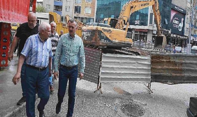 Yoğun yağışları sahada karşılayan Başkan Büyükakın, “Teyakkuz halindeyiz”