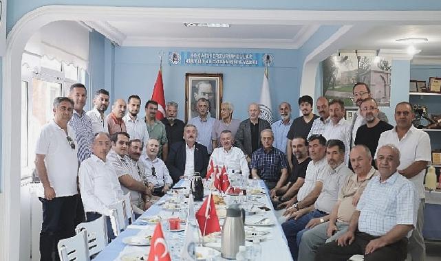 Başkan Büyükakın, Erzurum Vakfı’na konuk oldu