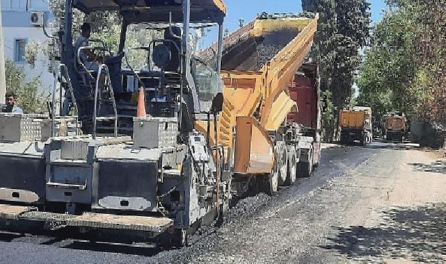 Bodrum Turgutreis’te Sıcak Asfalt Çalışması Başladı