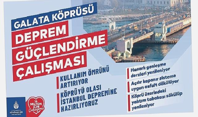 Galata Köprüsü’nde 29 Yıl Sonra Yenileme Çalışması