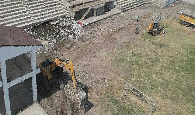 Kumluca Stadyum projesi için ilk kazma vuruldu