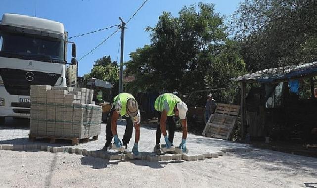 Olukman Mahallesinin Sokakları Parke Taşla Kaplanıyor