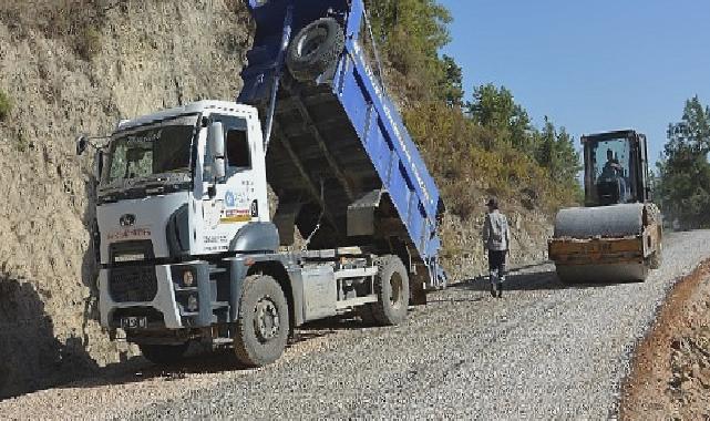 Alanya Katı Atık Tesisi yolu asfaltlandı