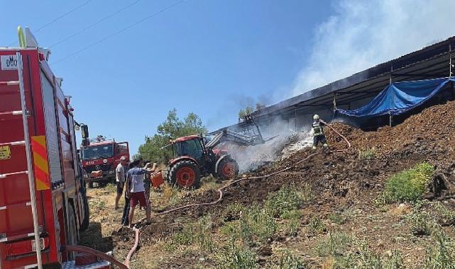 Muğla Büyükşehir Acil Müdahale Aracı ile Yangından Etkilenen Hayvanlara Müdahale