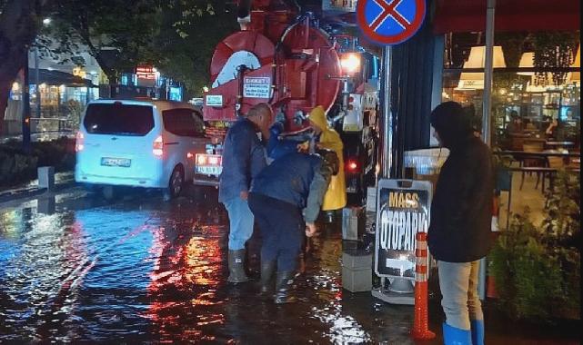 Şiddetli yağışlarda isu’dan yoğun mesai