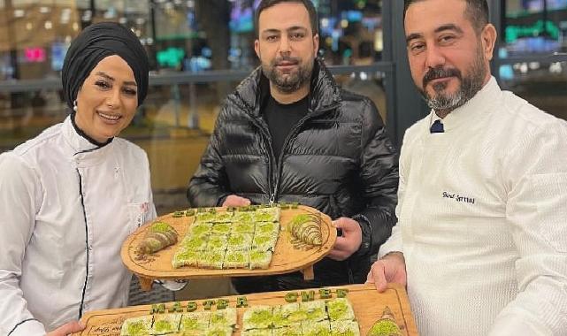 Masterchef şampiyonu Esra Tokelli, Katmerci Dayı’da katmer yaptı