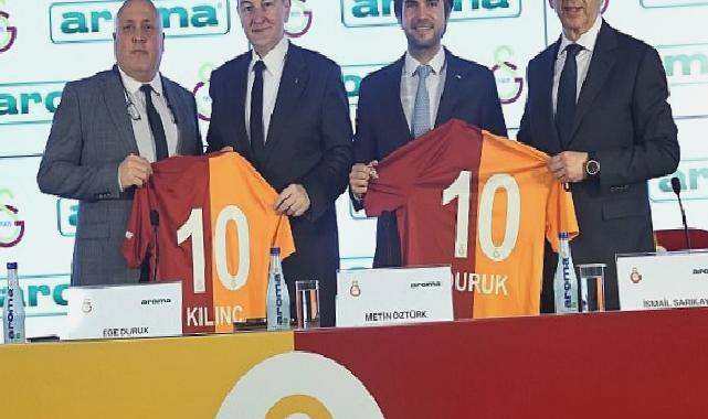 Aroma, Galatasaray ile resmi su sponsorluğu anlaşmasını yeniledi