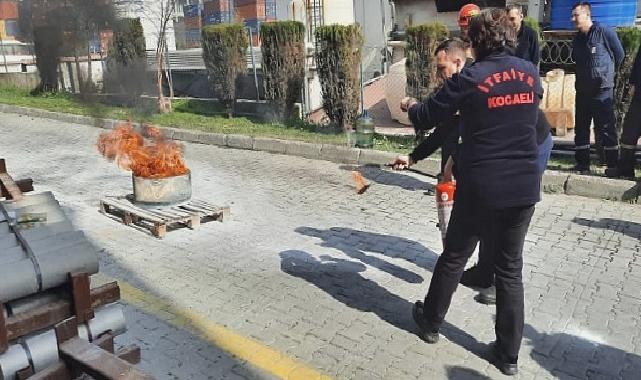 Kocaeli İtfaiyesi eğitimlerine devam ediyor