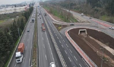 Stadyum bağlantı yolunda tamamlanan kısımlar trafiğe açıldı