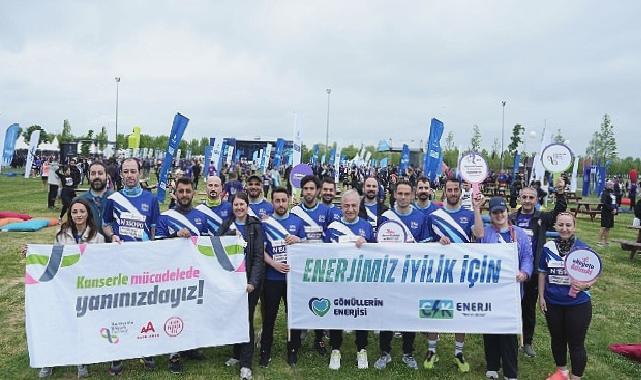 CK Enerji çalışanları, İstanbul Yarı Maratonu’nda kanserle mücadele için koştu