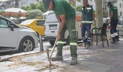 Konak’ta kaldırımlar mercek altında