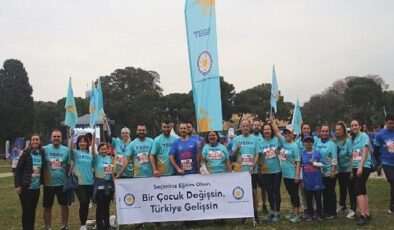 TEGV çocuklara nitelikli eğitim desteği için Maraton İzmir’de