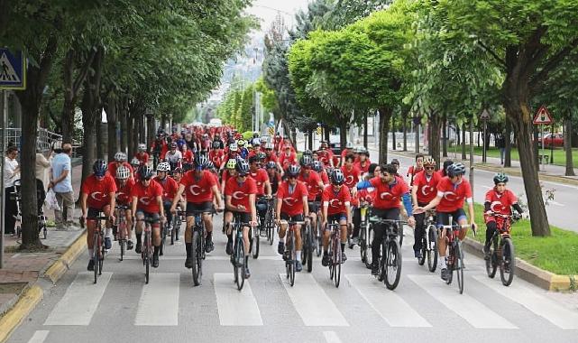 Kocaeli’de pedallar ‘Barış’ için çevrildi